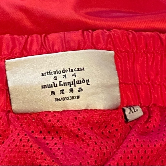 MAISON ARTICLE Men Red Shorts Size XL - Picture 6 of 9